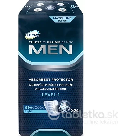 TENA Men Level 1 1×24 wkładki dla mężczyzn na nietrzymanie moczu: ceny i cechy
