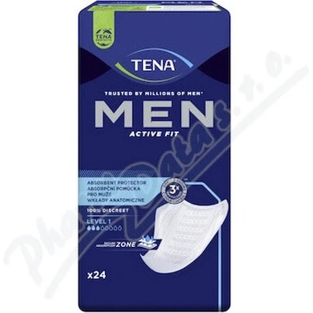 TENA Men Level 1 1×24 wkładki dla mężczyzn na nietrzymanie moczu: ceny i cechy