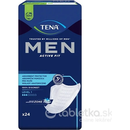 TENA Men Level 1 1×24 wkładki dla mężczyzn na nietrzymanie moczu: ceny i cechy