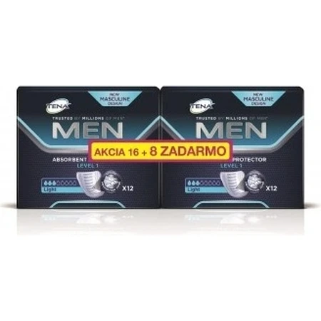 TENA Men Level 1 1×24 wkładki dla mężczyzn na nietrzymanie moczu: ceny i cechy