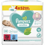 PAMPERS HARMONIE PROTECT&CARE WIPES 396KS 1×396 buc, șervețele umede