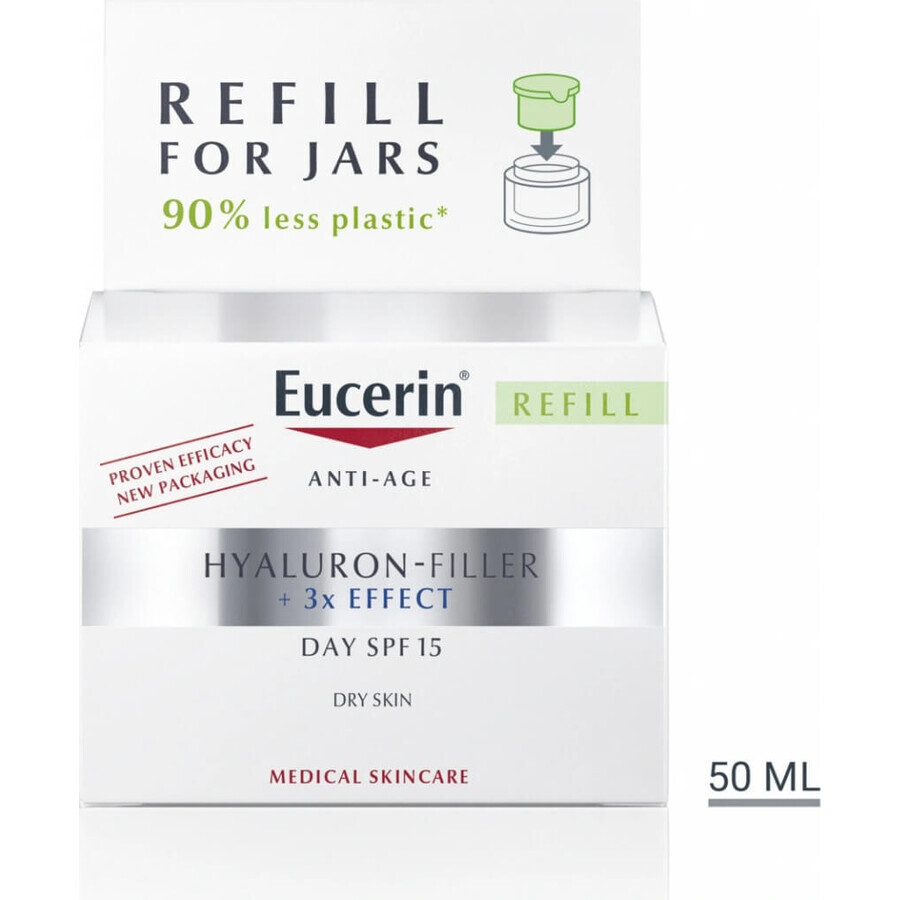 Eucerin HYALURON-FILLER+3xEFFECT Day Cream REFILL 1×50 ml