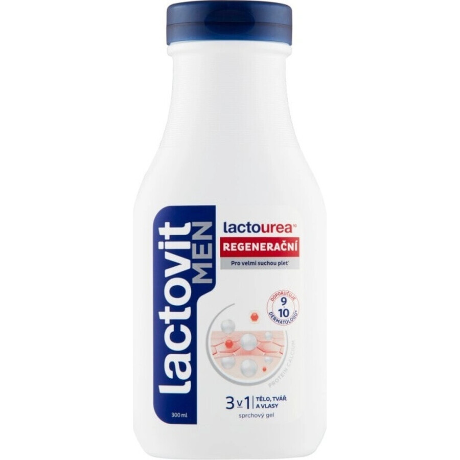 Lactovit MEN Lactourea 3in1 Regenererende Douchegel 1x300 ml