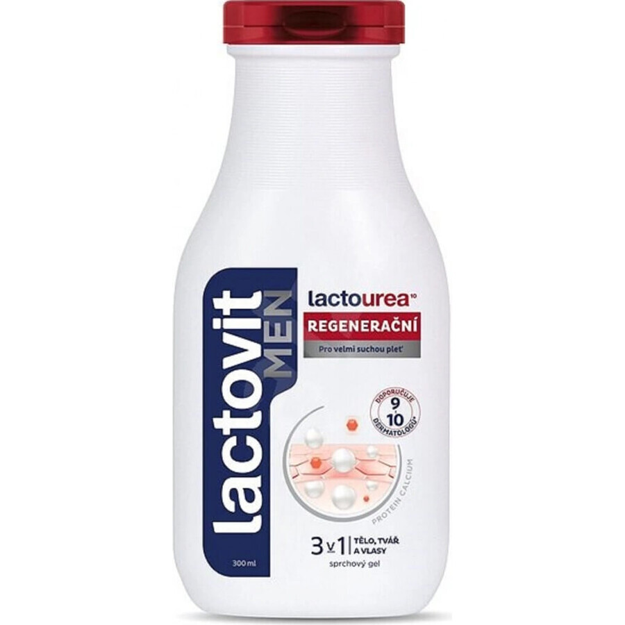 Lactovit MEN Lactourea 3in1 Regenererende Douchegel 1x300 ml