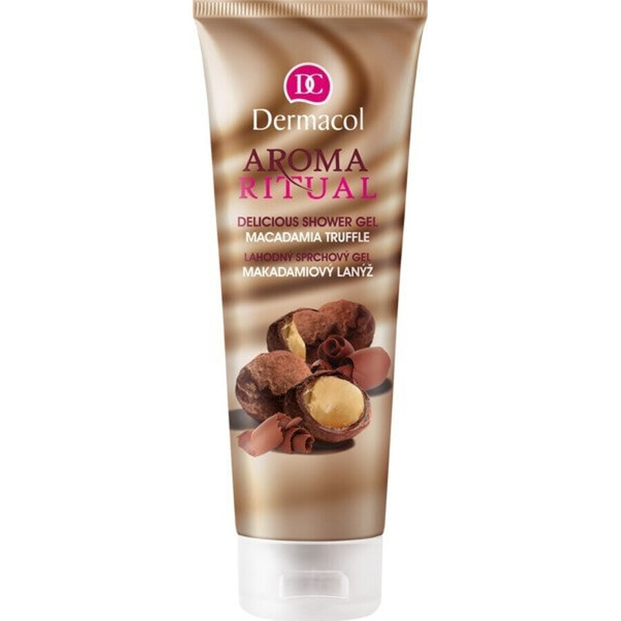 Dermacol Aroma Ritual Macadamia Truffle Duschgel 1×250 ml, Walnuss-Geschmack