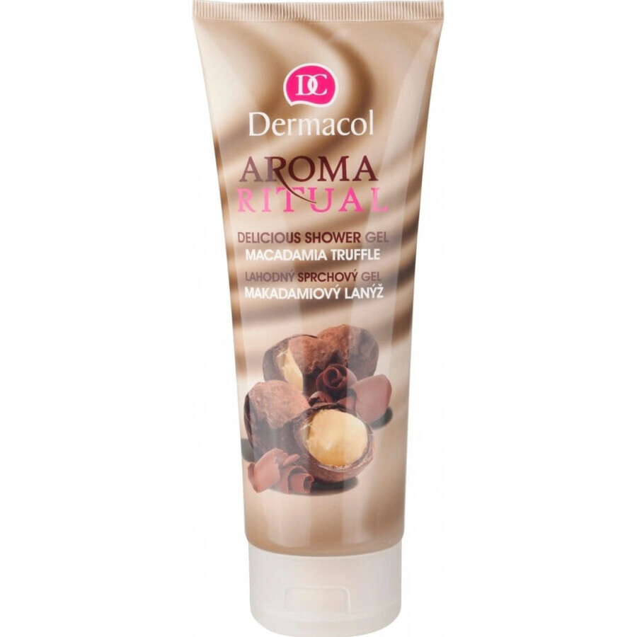 Dermacol Aroma Ritual Macadamia Truffle Duschgel 1×250 ml, Walnuss-Geschmack