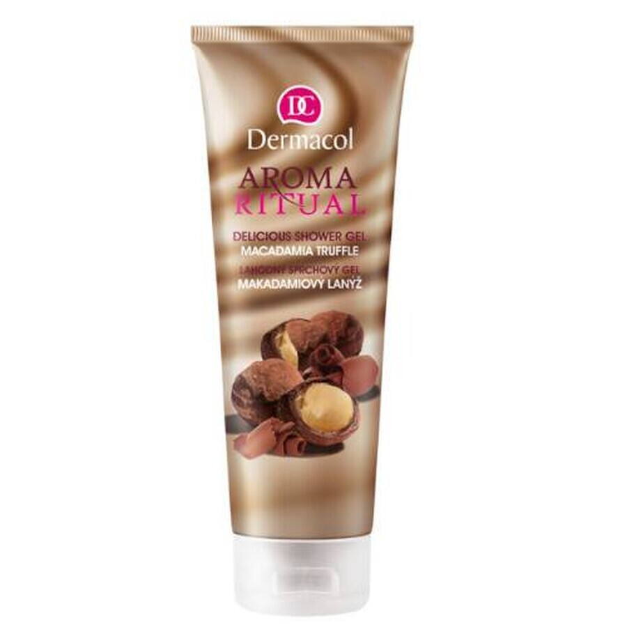 Dermacol Aroma Ritual Macadamia Truffle Duschgel 1×250 ml, Walnuss-Geschmack