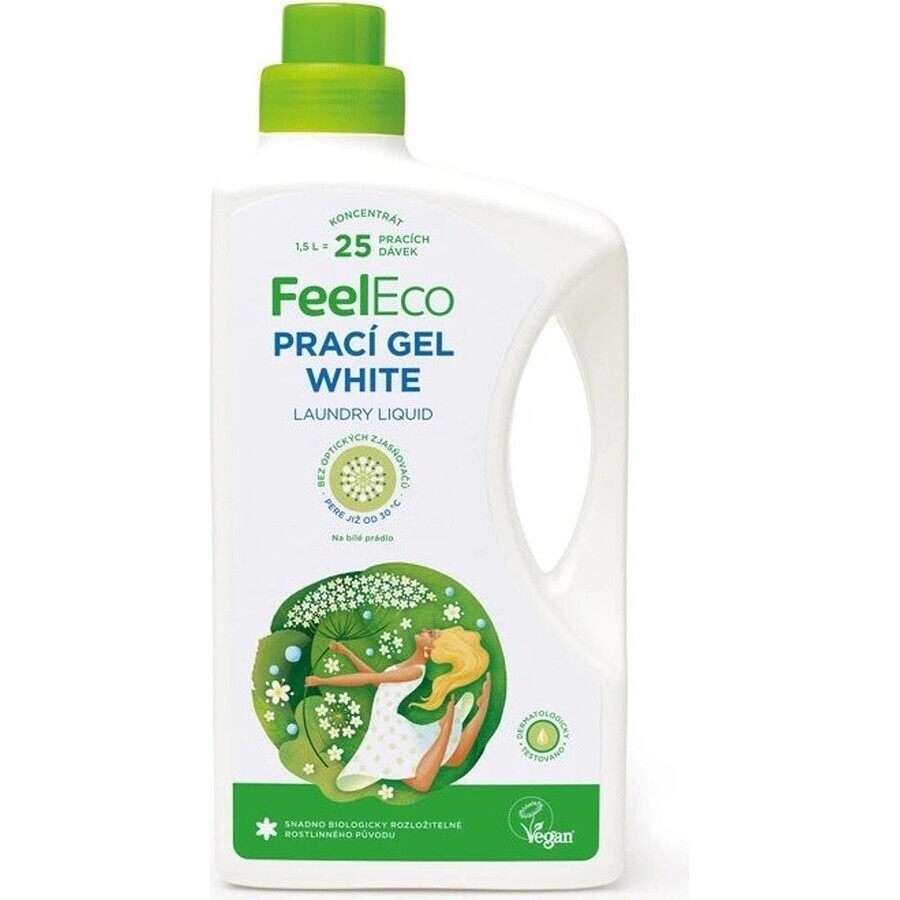 Feel Eco Witte Wasgel 1×1500 ml voor witte was