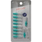 UBrush - cepillo interdental - 0,9 mm verde 1×10 piezas