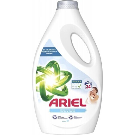 Ariel Gel 1,7l / 34PD Gevoelige Huid 1×1,7 l gel