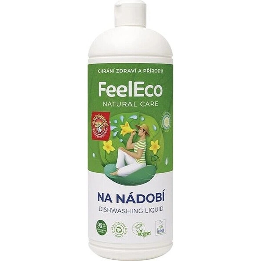 Feel Eco Afwasmiddel Komkommer 1×1000 ml, afwasmiddel