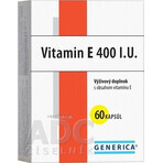 GENERICA Vitamine E 400 U.I. 1×60 cps, voedingssupplement