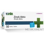 VIRDE ZINOK ACTIV + VITAMINE A 1×50 tbl, complément alimentaire