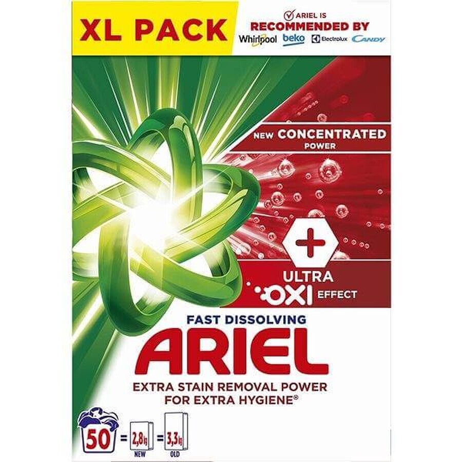 Ariel Pulver 2,75kg/50PD Ultra Oxi Effect 1×2,75kg Pulver