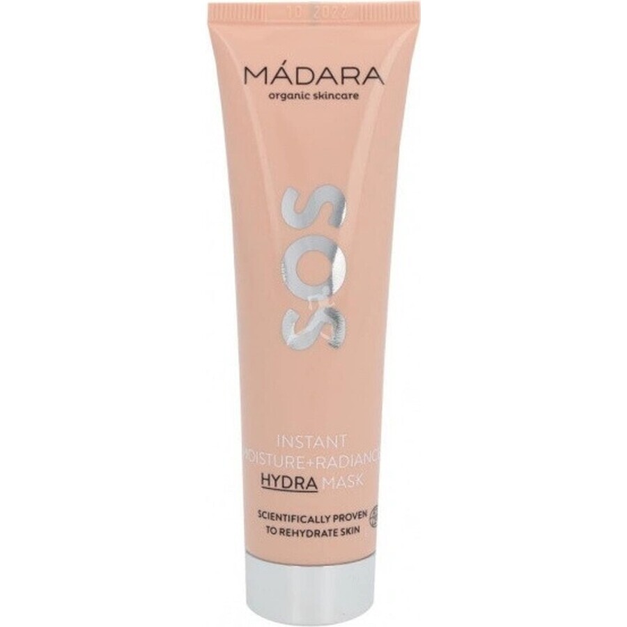 Mádara SOS Hydra Instant Moisturising Mask 1×60 ml, natürliche Hautpflegemaske