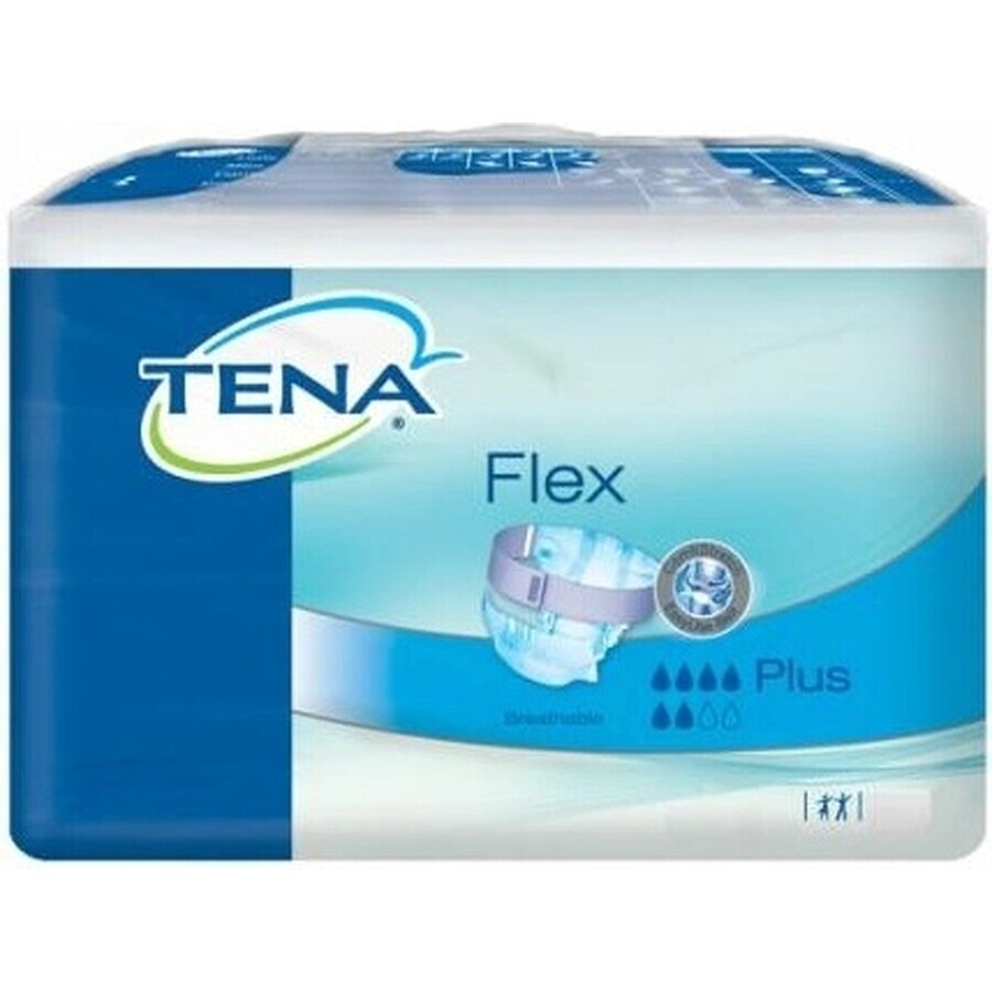 TENA Flex Plus M 1×30 pcs, incontinence briefs with quick release waistband