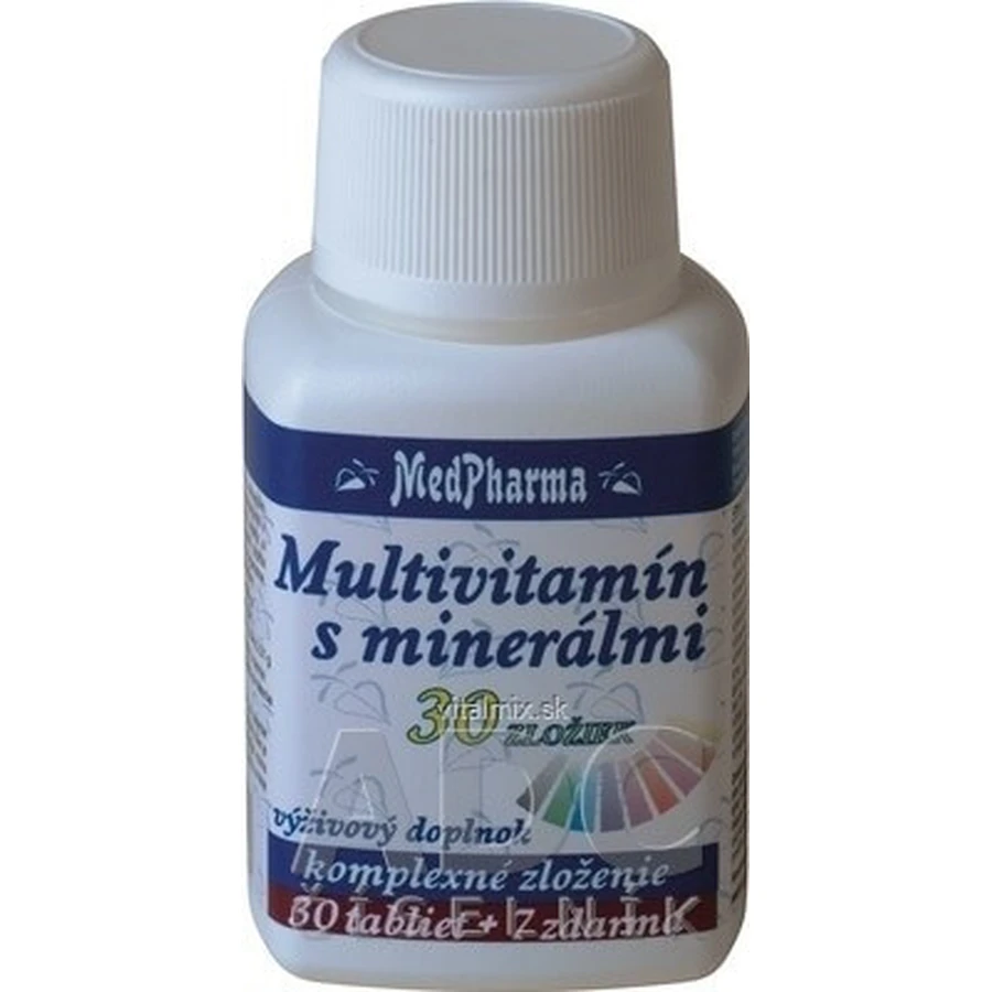 MedPharma MULTIVITAMIN MIT MINERALEN 30 ZUTATEN 1×37 tbl, Nahrungsergänzungsmittel