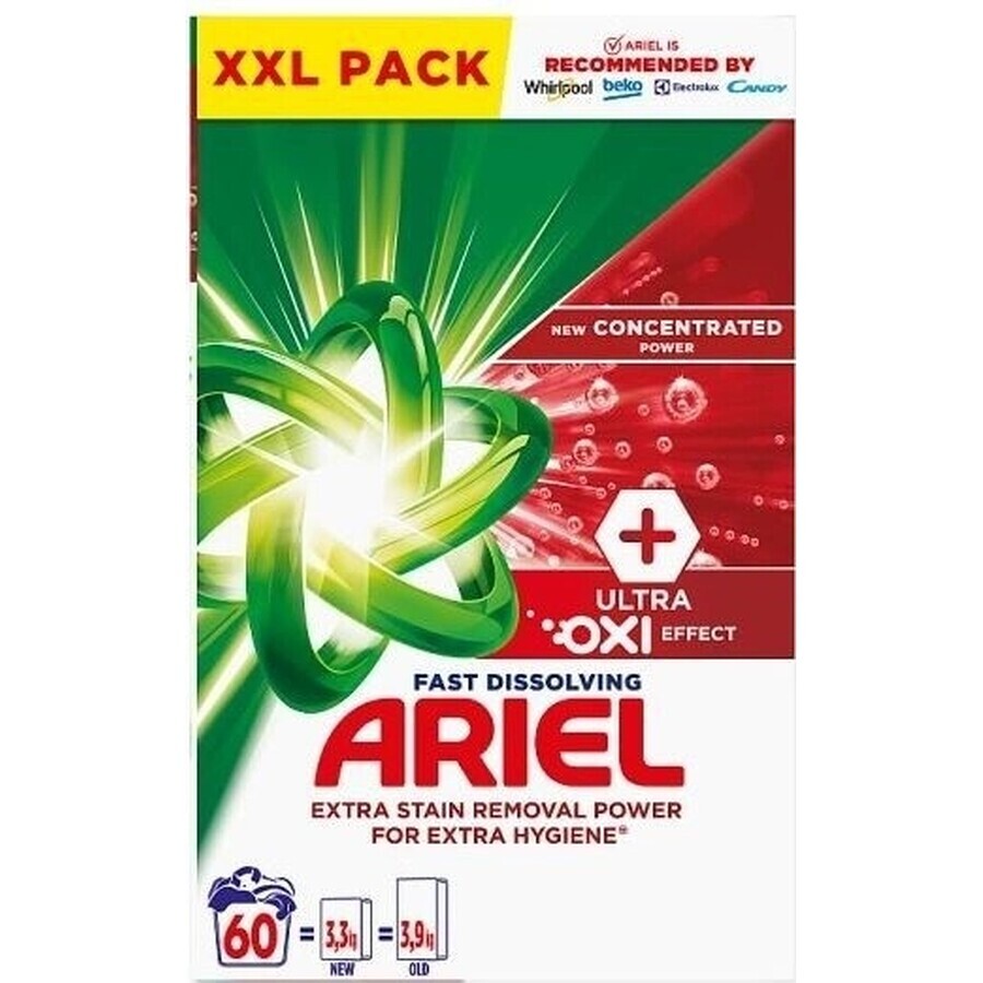 Ariel Pulver 3.3kg/60PD Ultra Oxi Effect 1×3.3kg Pulver