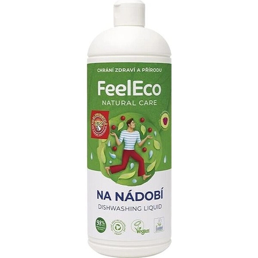 Feel Eco Dish, groente- en fruitafwasmiddel 1 liter 1×1000 ml, afwasmiddel