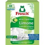 Frosch ECO Dishwasher tablets all in 1 Lemon 1×50 pcs, dishwasher tablets