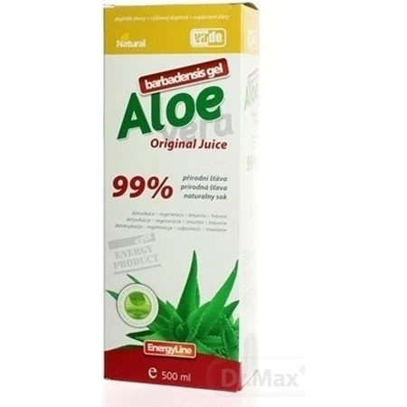 VIRDE ALOE VERA ALOE VERA barbadensis gel 1×500 ml, zumo original