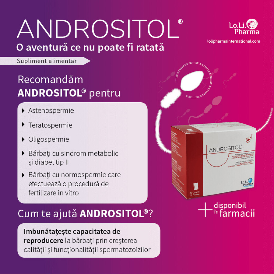 Andrositol, 30 sachets, Lo Li Pharma