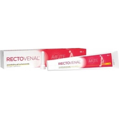 RECTOVENAL ACUTE 1×20 g, anorectale gel voor aambeien