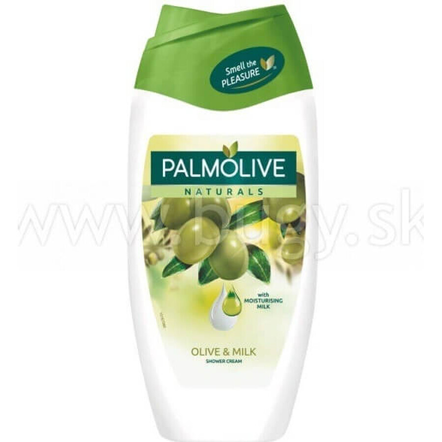 Duschgel Palmolive Nat.Olive Milk 1×250 ml, feuchtigkeitsspendend und pflegend für die Haut