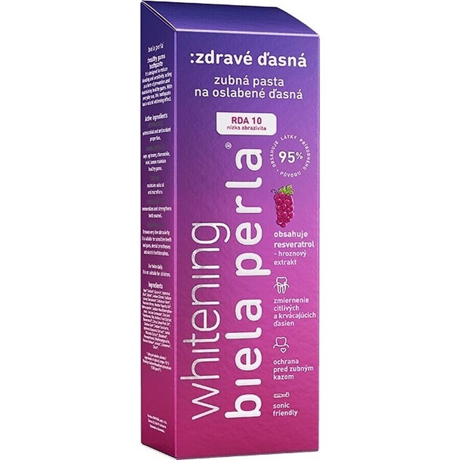 Witte Parel Whitening Tandpasta Gezond Tandvlees 1×75 ml