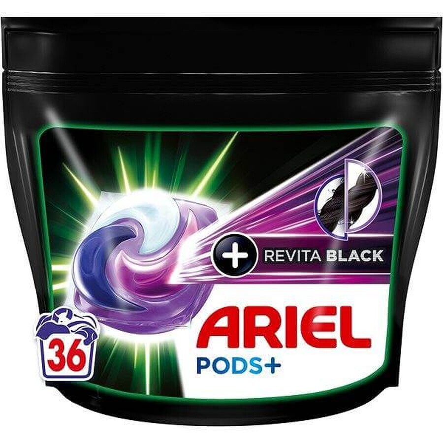 Ariel All-in-1 PODS Revita All-in-1 PODS Revita Zwart, Wasgelcapsules, 36 wasbeurten 1×36st, Wasgelcapsules