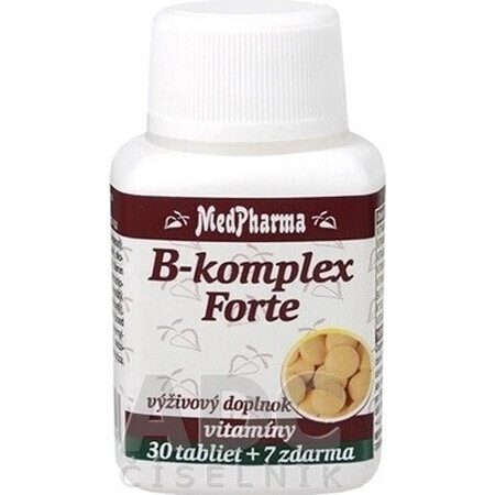 MedPharma B-complex Forte 1×37 tbl, supliment alimentar