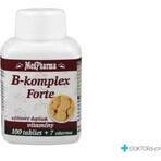 MedPharma B-complex Forte 1×37 tbl, supliment alimentar