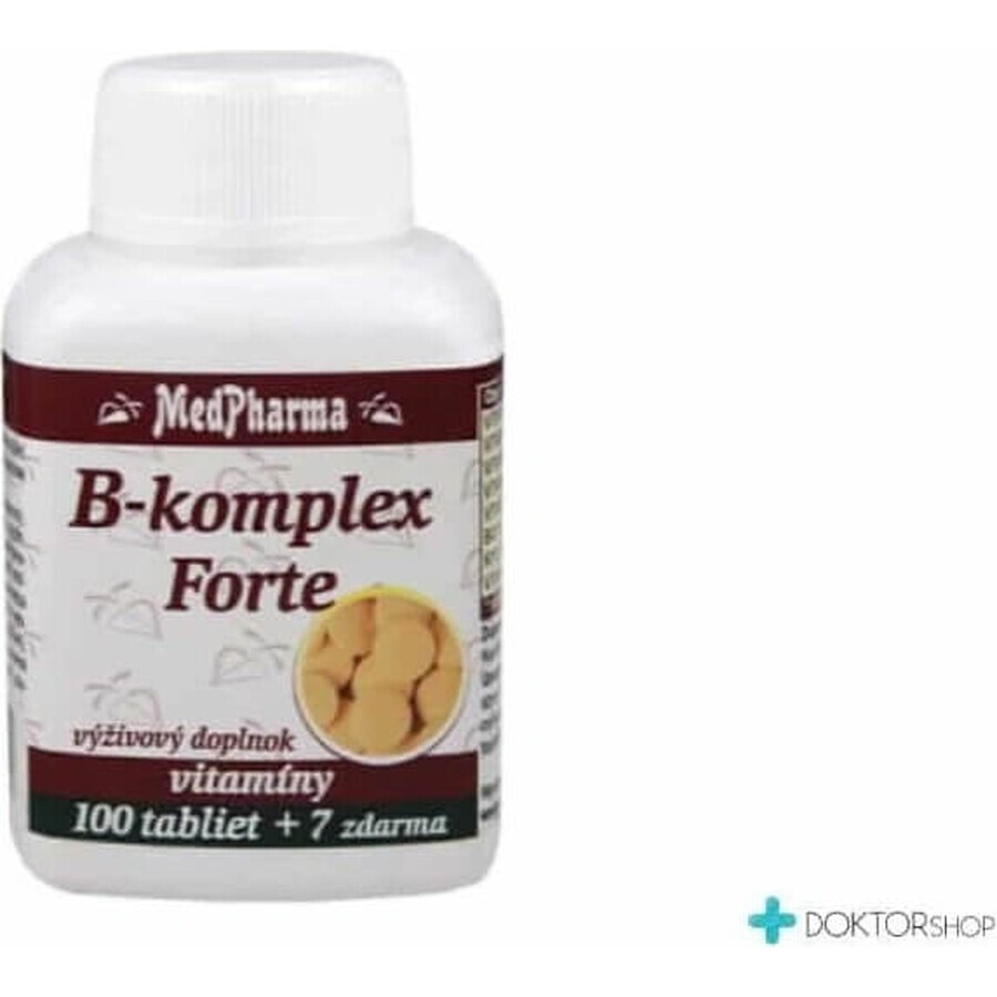 MedPharma B-complex Forte 1×37 tbl, supliment alimentar