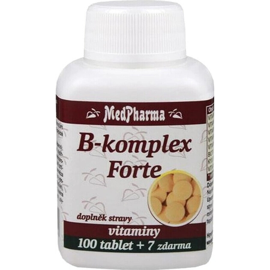 MedPharma B-complex Forte 1×37 tbl, supliment alimentar