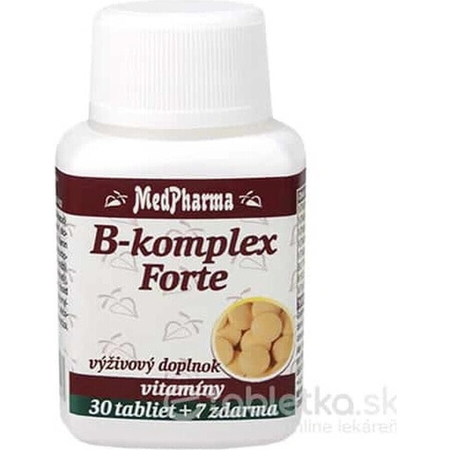 MedPharma B-complex Forte 1×37 tbl, supliment alimentar