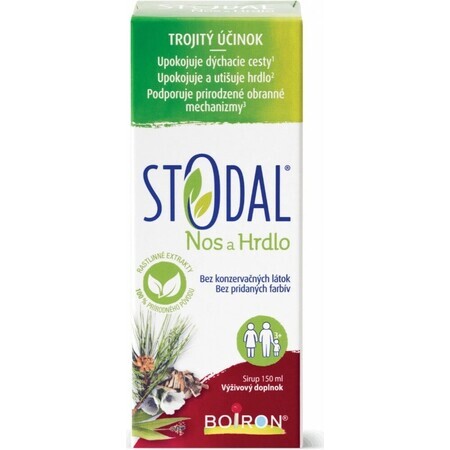 STODAL neus- en keelsiroop 1×150ml, voedingssupplement