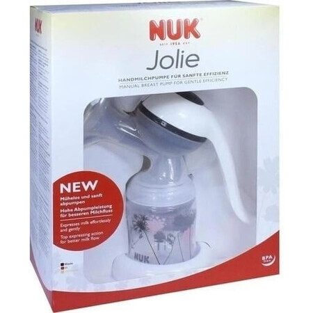 NUK JOLIE Handmilchpumpe 1×1 Set, Handmilchpumpe