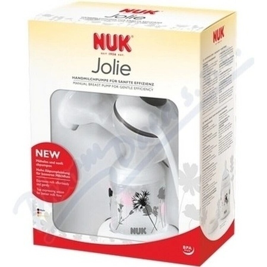 NUK JOLIE Handmilchpumpe 1×1 Set, Handmilchpumpe