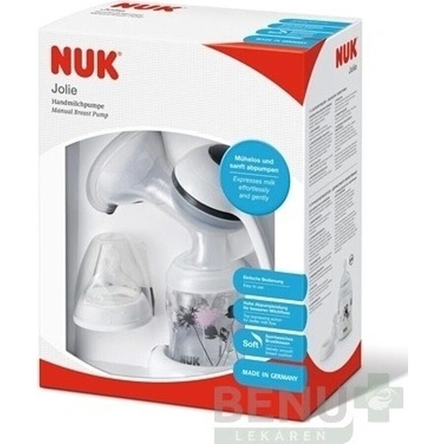 NUK JOLIE Handmilchpumpe 1×1 Set, Handmilchpumpe