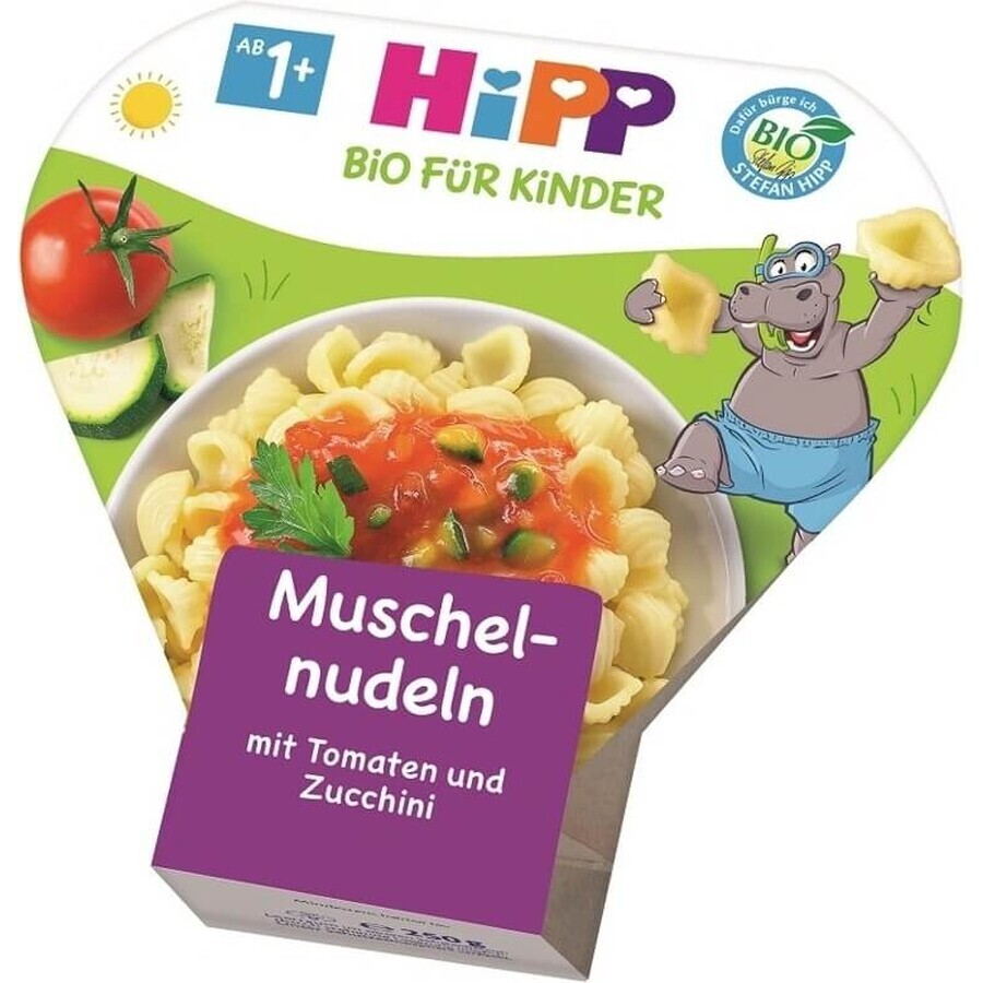 HIPP BIO Nudeln mit Tomaten und Zucchini 1×250 g, Babynahrung