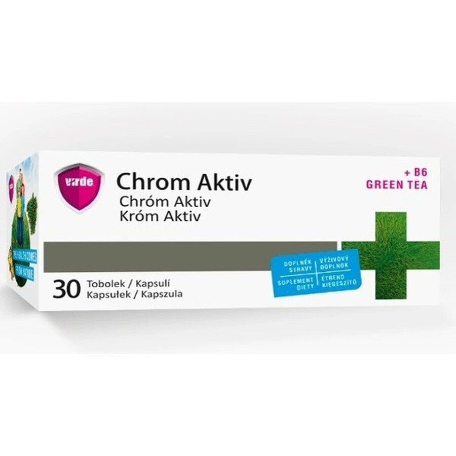 VIRDE CHROME ACTIVE mit grünem Tee 1×30 cps, Nahrungsergänzungsmittel