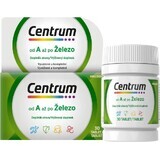 Centrum van A tot ijzer, 30 tabletten 1x30 tbl, multivitamine voor volwassenen met vitaminen en mineralen