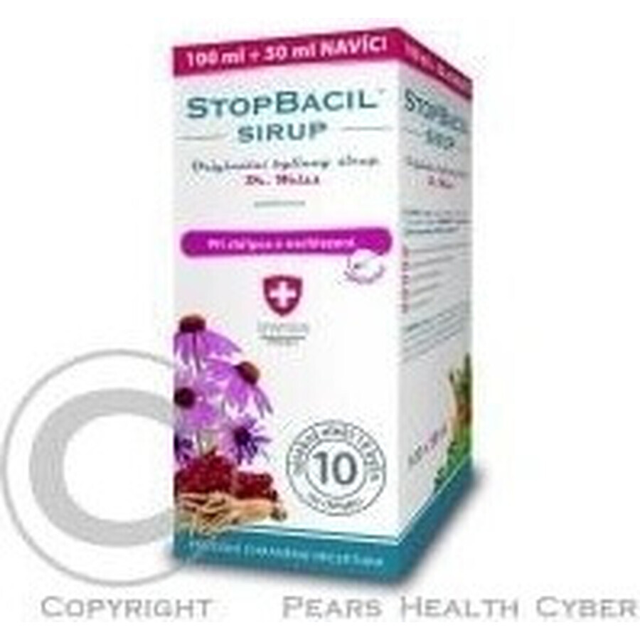 STOPBACIL Medische hoestsiroop Dr Weiss 1×150 ml, hoestsiroop