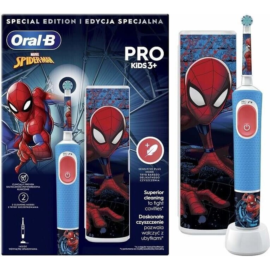 Oral B EK Pro Junior 3+ Spiderman 1×1 brosse à dents électrique