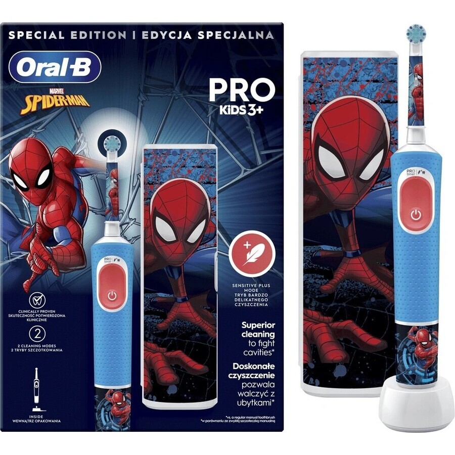 Oral B EK Pro Junior 3+ Spiderman 1×1 brosse à dents électrique