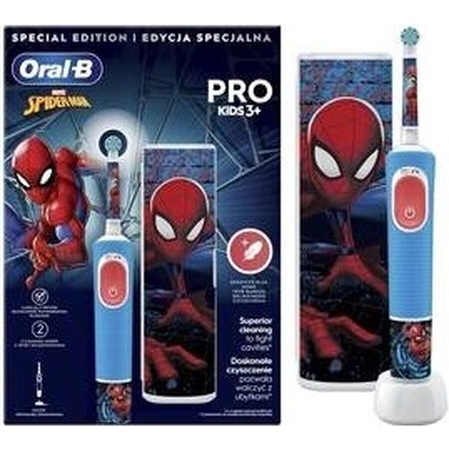 Oral B EK Pro Junior 3+ Spiderman 1×1 brosse à dents électrique