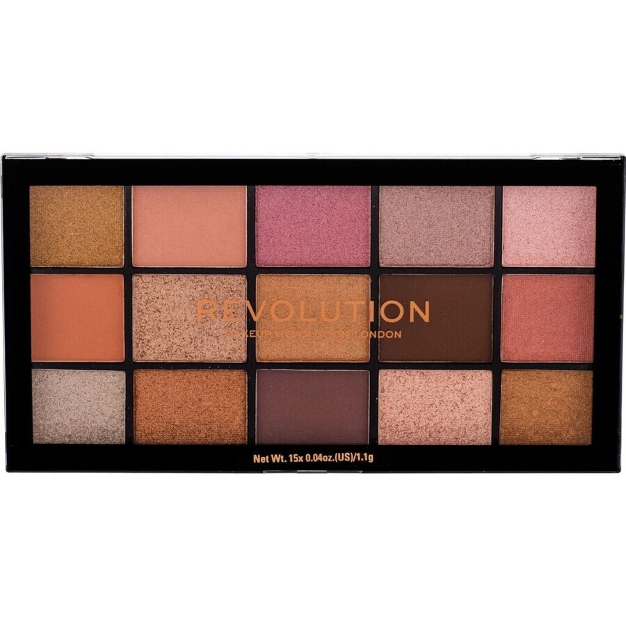 Revolution, Re-Loaded Basic Mattes, paleta de sombras de ojos 1×16,50 g, paleta de sombras de ojos