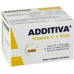 ADDITIVA VITAMIN C+ ZINOC 80TBL 1×80 tbl, Nahrungsergänzungsmittel