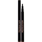 Revolution Hair Stroke Brow Pen Medium Brown 1×0.50 ml, crayon à sourcils