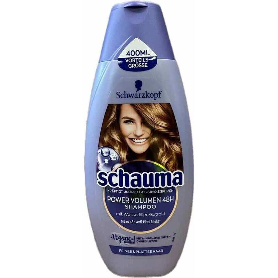 Schauma Power Volume Shampoo 48H 1×400 ml 1×400 ml, shampoo